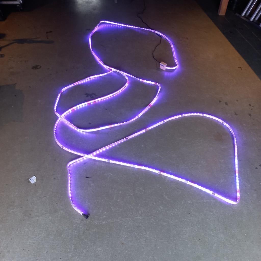 RGB Lichtslang 12m met Regelkast - Degelijk!, Kunststof, Gebruikt, Ophalen of Verzenden, Modern