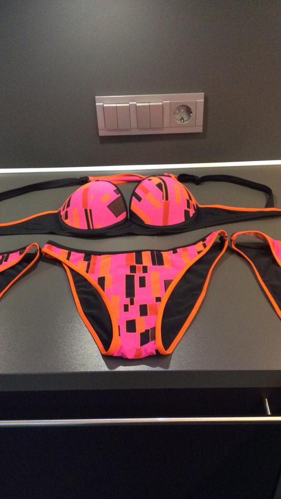 Marlies Dekkers push up bikini 75C met 3 slips in maat M, Ophalen of Verzenden, Zo goed als nieuw, Bikini