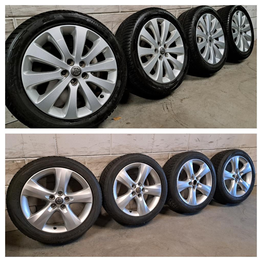 Lichtmetalen velgen Astra J Astra K Cruze 215/50/17 2-sets!, Banden en Velgen, 17 inch, Personenwagen, Gebruikt