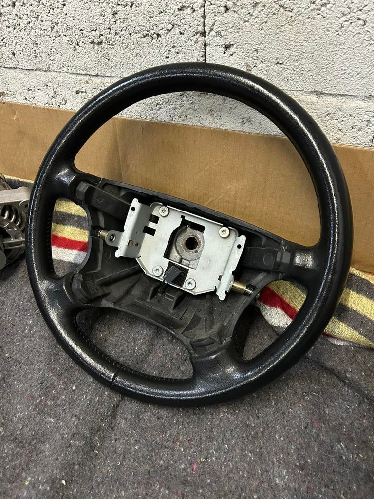 Saab 9-5/9-3 vol leder stuur, Auto-onderdelen, Besturing, Ophalen of Verzenden, Saab