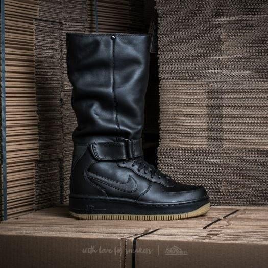 Nike Air Force 1 Upstep Warrior - Maat 35.5 - Nieuwstaat, Zwart, Nike, Ophalen of Verzenden, Sneakers of Gympen