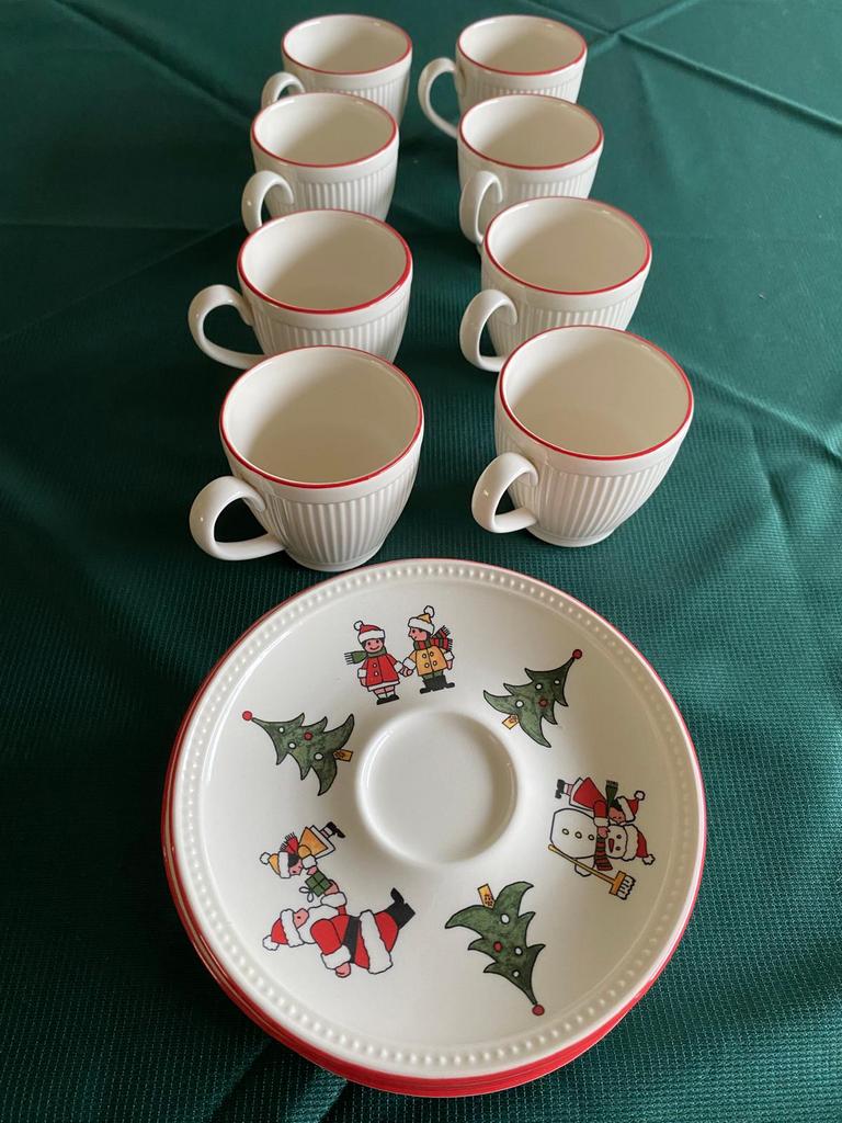 Wedgwood Windsor kerstservies, Huis en Inrichting, Ophalen, Zo goed als nieuw