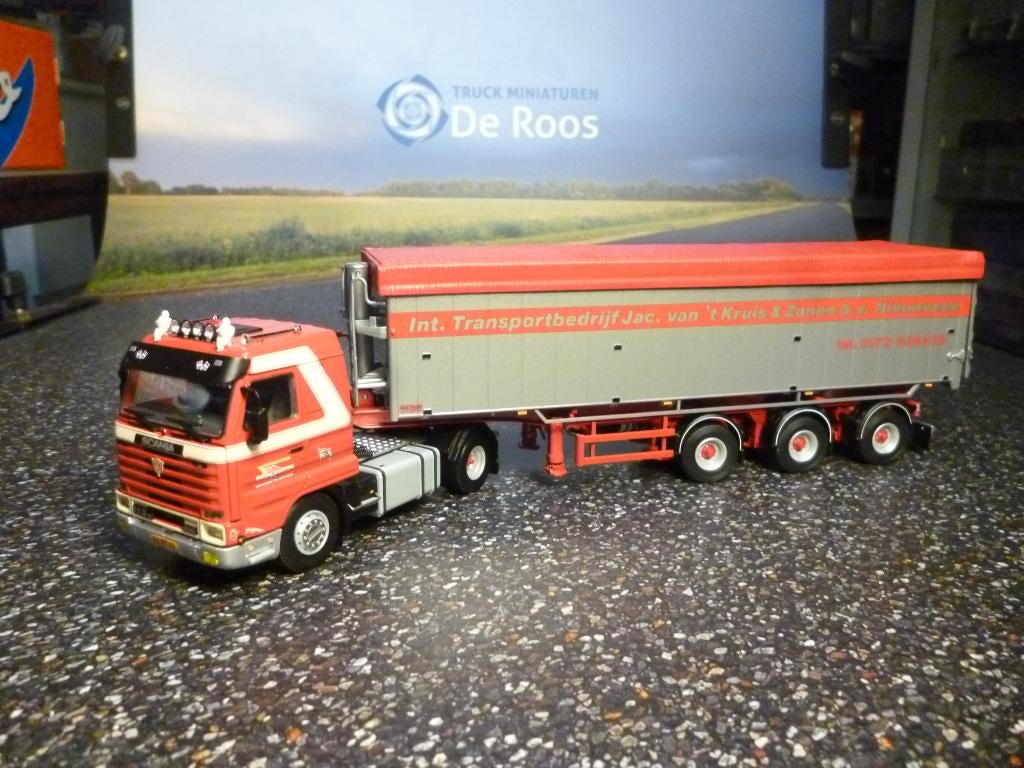 WSI Scania 3 serie Jac. van 't Kruis met certificaat, Ophalen of Verzenden, Nieuw, Bus of Vrachtwagen, Wsi