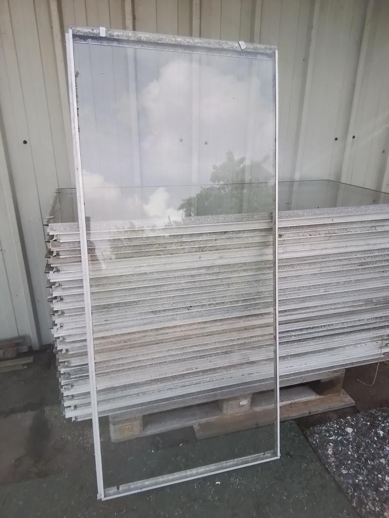 Geheel Aluminium broeiramen eenruiters platglas moestuin 🔥, Doe-het-zelf en Verbouw, Ophalen, Gebruikt, 160 cm of meer, 160 cm of meer