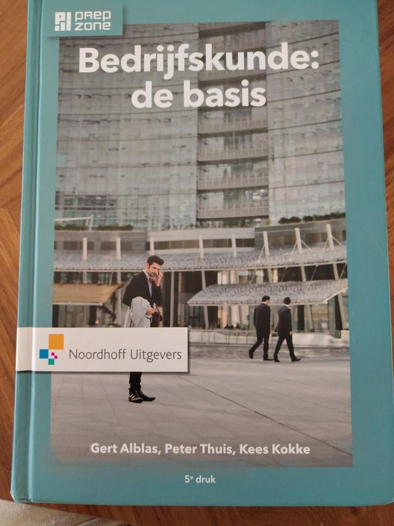 Bedrijfskunde: de basis - Gert Alblas, Ophalen of Verzenden, Zo goed als nieuw, HBO