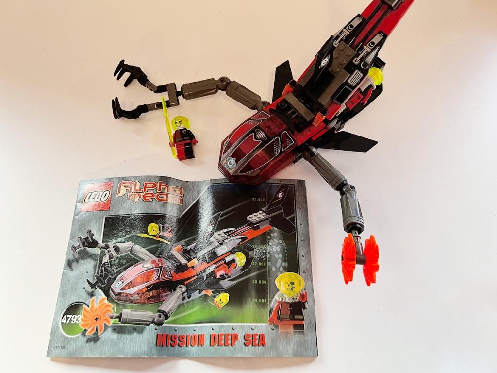 Lego set Ogel Sub Shark 4793, uit 2002, Ophalen of Verzenden, Zo goed als nieuw, Complete set, Lego