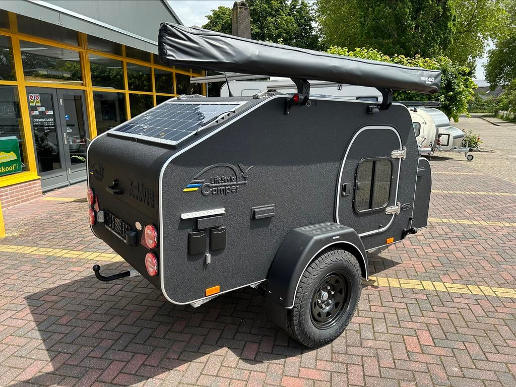 LifestyleCamper X-Line mini caravan nieuw!, Caravans en Kamperen, Caravans, Overige merken, Tot en met 2, Bedrijf, Schokbreker