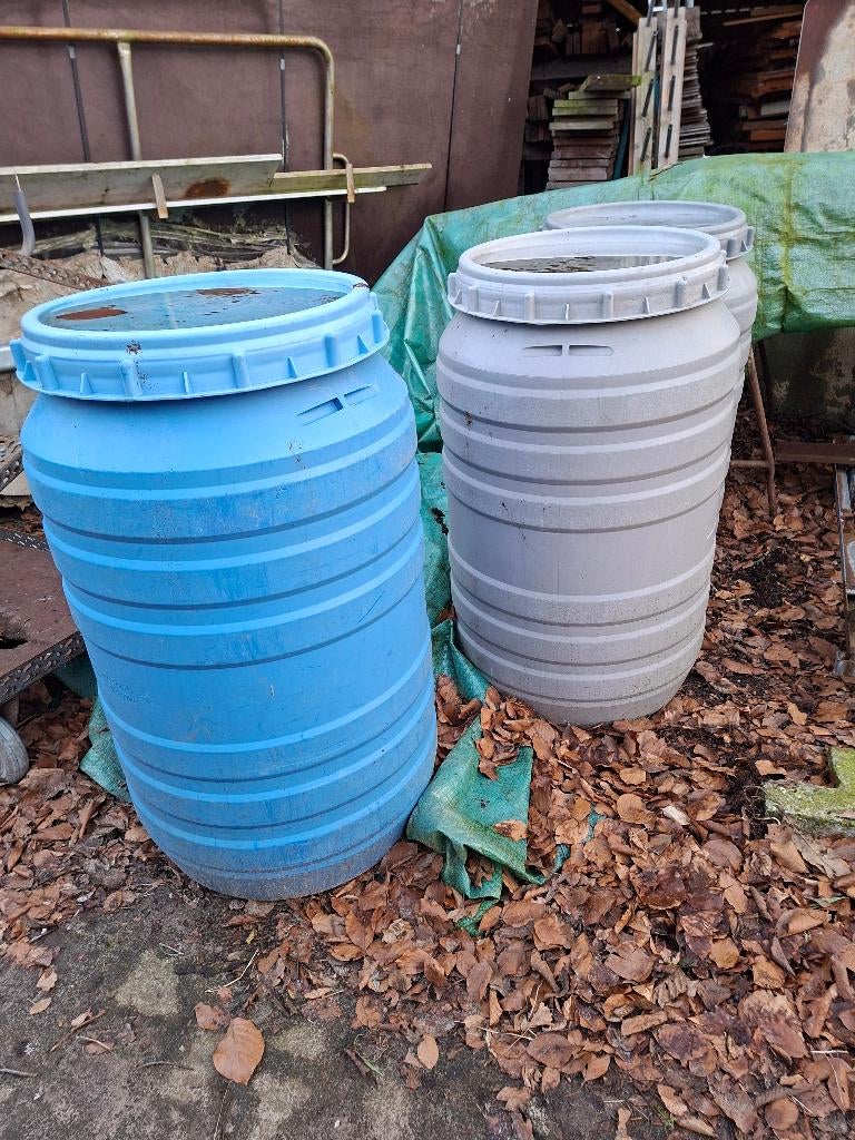 voertonnen  plm 200 liter met schroefdeksel, Dieren en Toebehoren, Ophalen, Overige soorten
