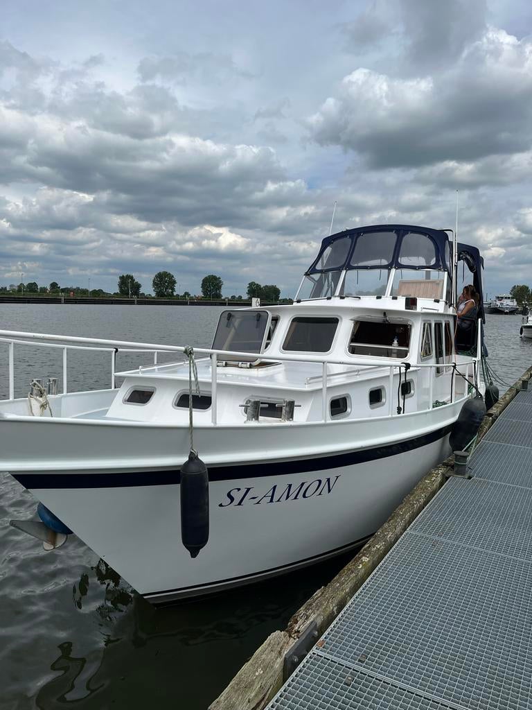 Motorboot SI-AMON - Klaar voor Avontuur!, Watersport en Boten, Motorboten en Motorjachten, Gebruikt, Staal, 9 tot 12 meter, Diesel