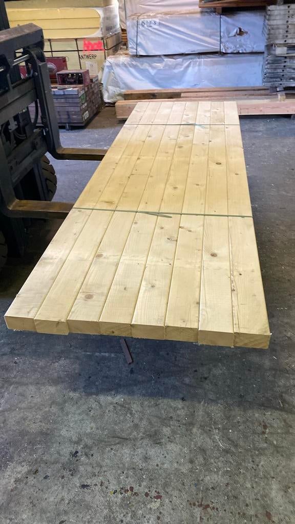 Vuren balken, Doe-het-zelf en Verbouw, Hout en Planken, Ophalen, Nieuw, Balk, Vuren