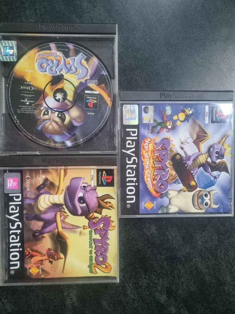 3x Spyro PlayStation Games - Klassiekers!, Gebruikt, 1 speler, Ophalen of Verzenden, Platform