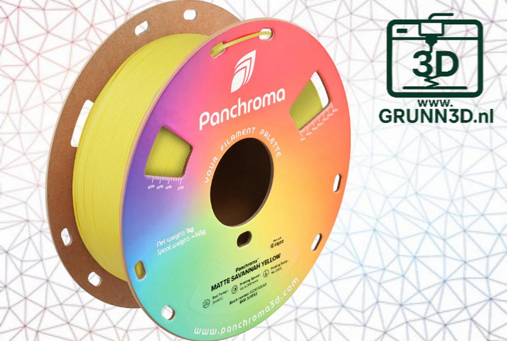 Panchroma Matte PLA 1.75mm 1kg 3D filament Savannah Yellow, Ophalen of Verzenden, Nieuw