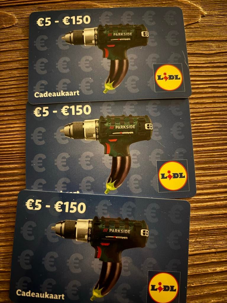 Lidl cadeaukaarten, Tickets en Kaartjes, Kortingen en Cadeaubonnen, Drie personen of meer, Cadeaubon, Overige typen