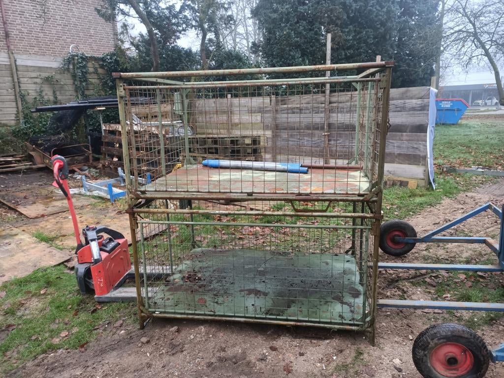 Stalen transportkooi / aanhanger, Ophalen of Verzenden