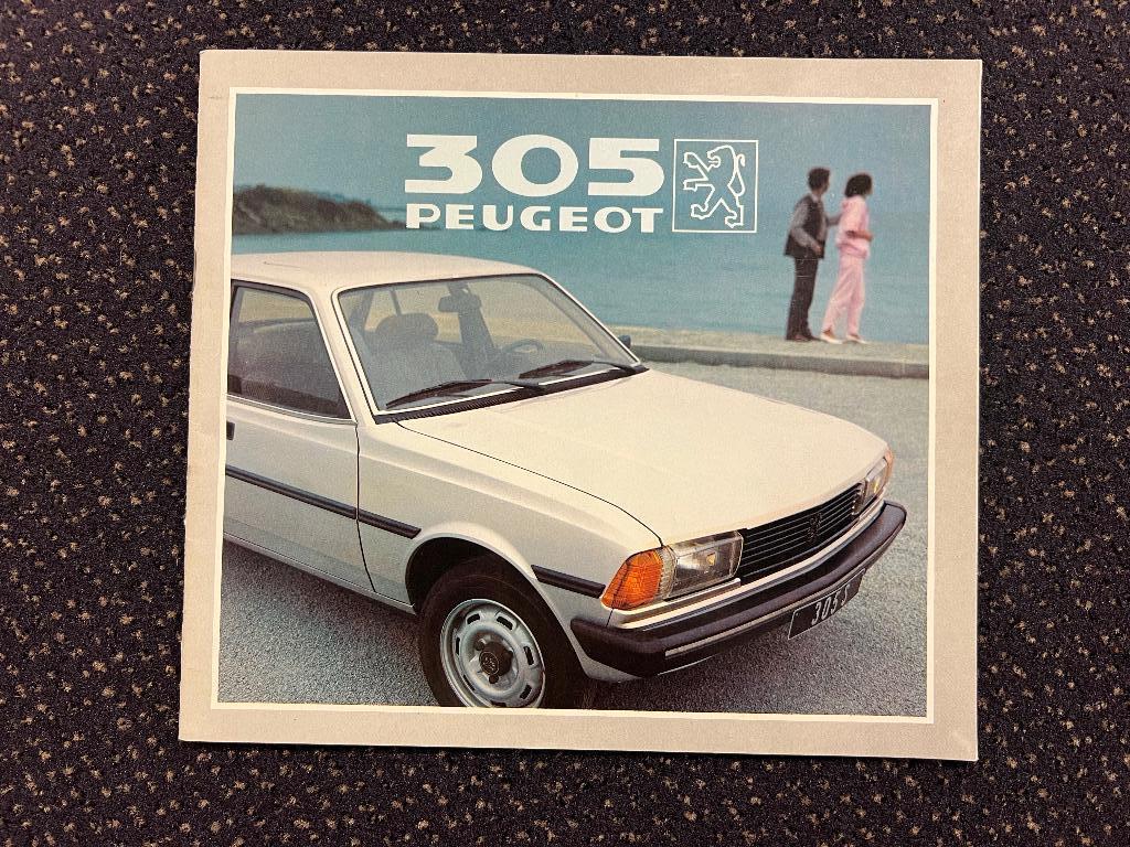 Folder Peugeot 305 uit 1982, Onbekend, Nieuw, Ophalen of Verzenden, Peugeot