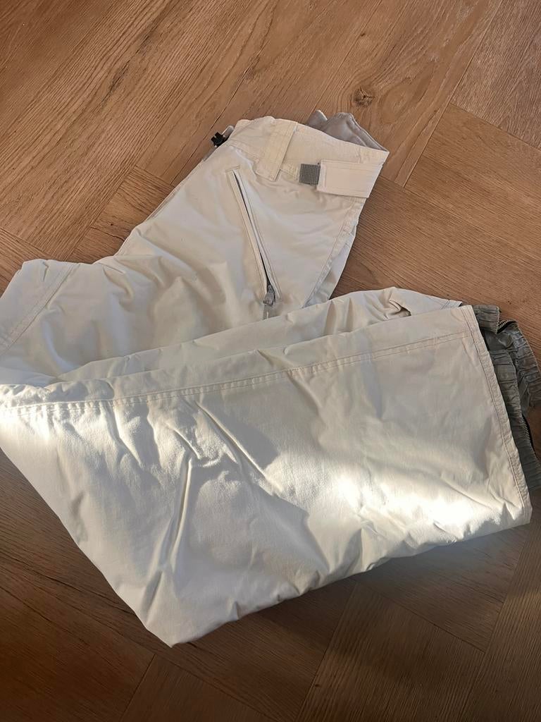 Witte SKI / SNOWBOARD BROEK. 164, Overige merken, 100 tot 140 cm, Ophalen of Verzenden, Zo goed als nieuw