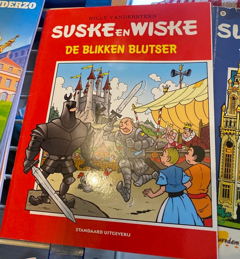 Suske en Wiske - de blikken blutser, Eén stripboek, Ophalen of Verzenden, Zo goed als nieuw