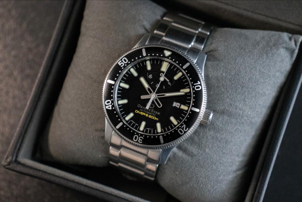 Orient Star Diver 2024 - RE-AU0301B00B - FULL SET, Sieraden, Tassen en Uiterlijk, Horloges | Heren, Staal, Staal, Polshorloge