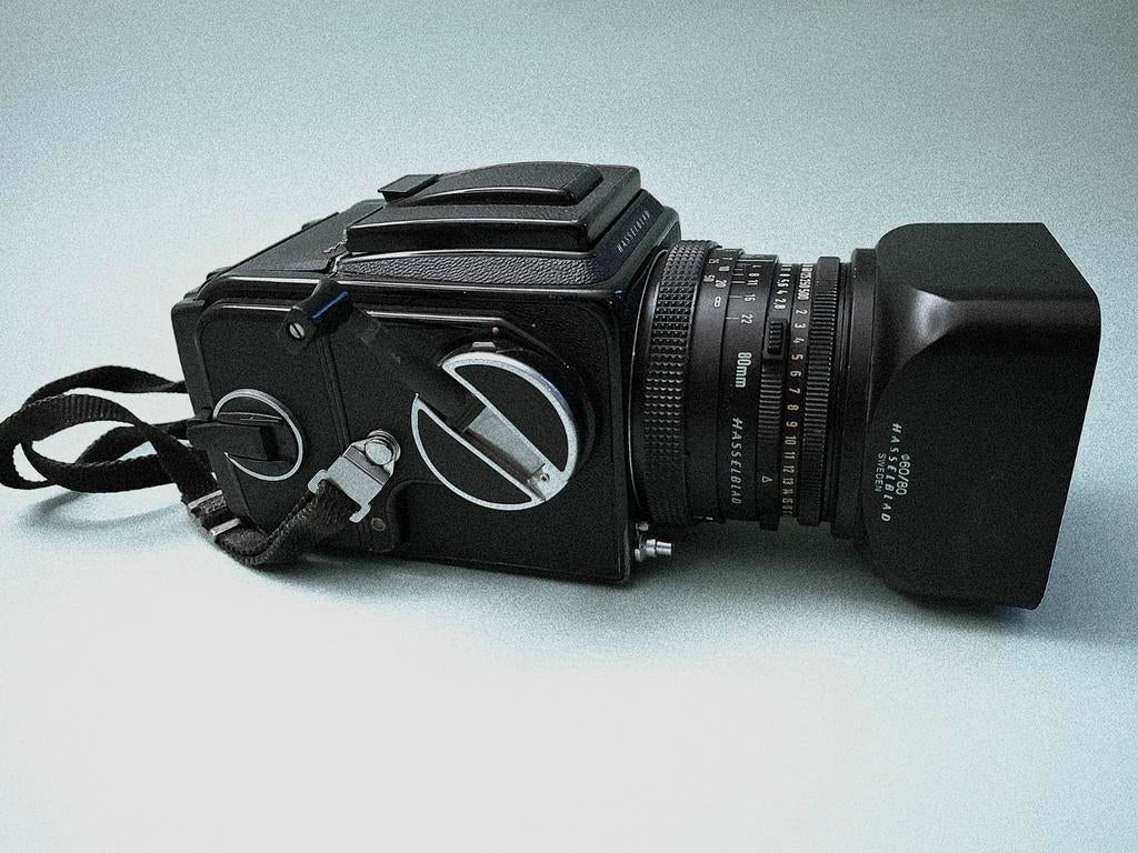 Hasselblad 500CM met 80mm objectief, Ophalen of Verzenden, Gebruikt, Spiegelreflex, Overige Merken