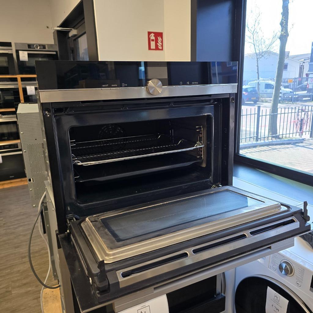 Siemens Inbouw Combi-Oven CM656GBS1, Ophalen, Oven, Refurbished, Inbouw