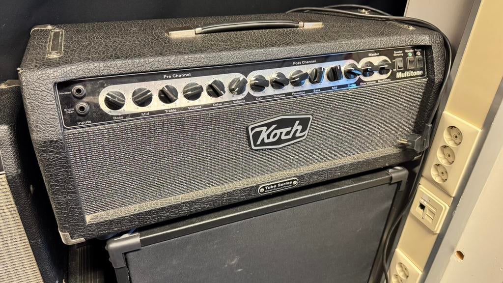 Koch Multitone 100 head – gitaar versterker - nieuwe buizen, Muziek en Instrumenten, Ophalen, Gebruikt, Gitaar, 100 watt of meer