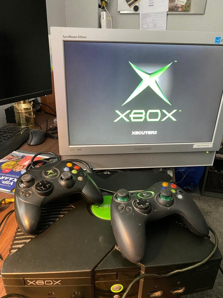 Xbox Classic omgebouwd, Xbox One, Ophalen of Verzenden, Met 1 controller, Met harde schijf