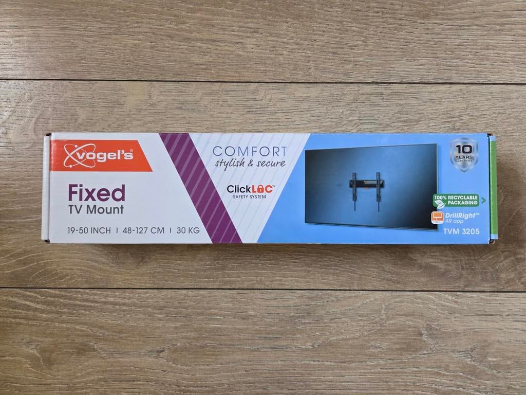 Vogel's Fixed TV Beugel - Comfort & Veilig, Ophalen of Verzenden, Nieuw