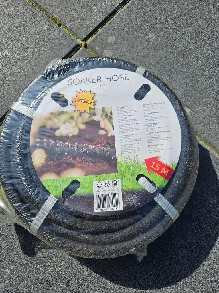 Nieuwe druppelslang 15m, Ophalen of Verzenden, Nieuw, Tuinslang