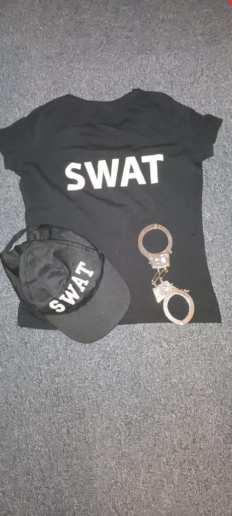 Swat outfit, Ophalen of Verzenden, Zo goed als nieuw, Maat 34 (XS) of kleiner, Carnaval