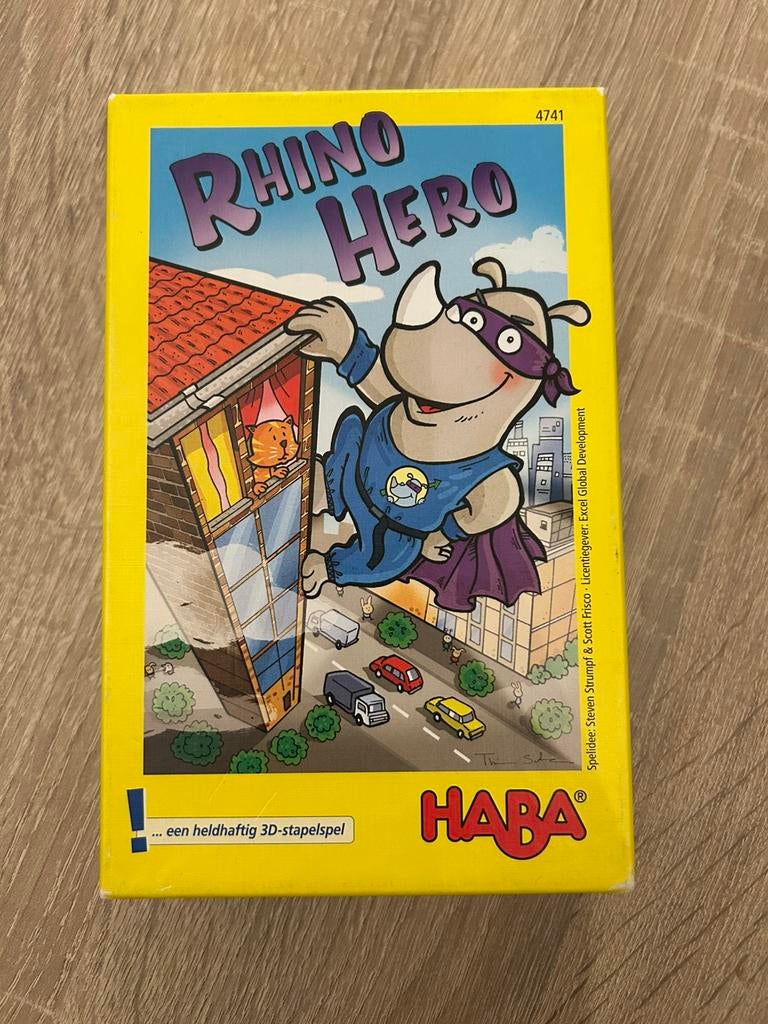 Rhino hero, Ophalen of Verzenden, Gebruikt
