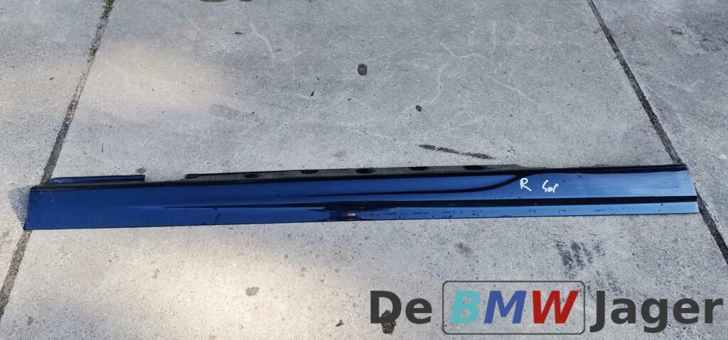 Sideskirt rechts blauw BMW 3-serie E46 51712492212, Gebruikt, Ophalen of Verzenden, BMW, BMW