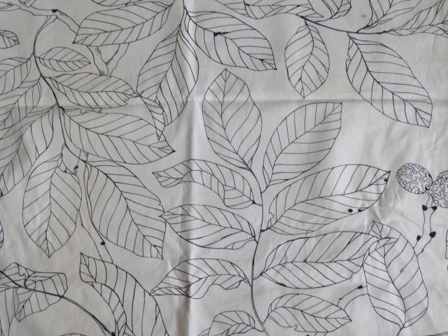 Lap Ikea stof 2004, design Maria Åström, wit met bladeren, Wit, Nieuw, Ophalen of Verzenden, 30 tot 120 cm