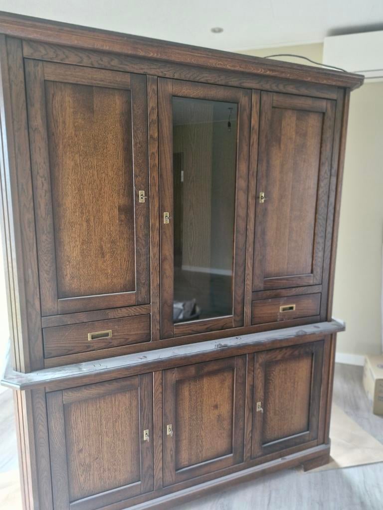 Houten kast, Huis en Inrichting, Kasten | Buffetkasten, Ophalen, Gebruikt, Met deur(en), 150 tot 200 cm