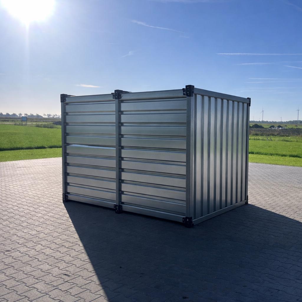 Nieuwe en tweedehandse demontabele opslagcontainers, Ophalen, Nieuw, Metaal, Containerberging