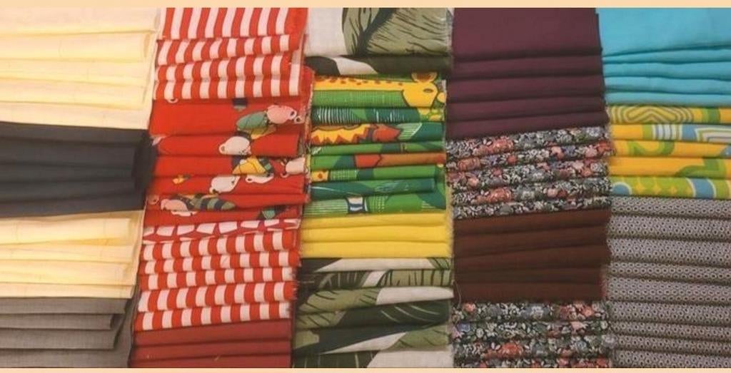 Partij Quilt/ hobbylapjes 100 stuks van 10x10cm Pakket 1, Overige materialen, Overige kleuren, Nieuw, Ophalen of Verzenden
