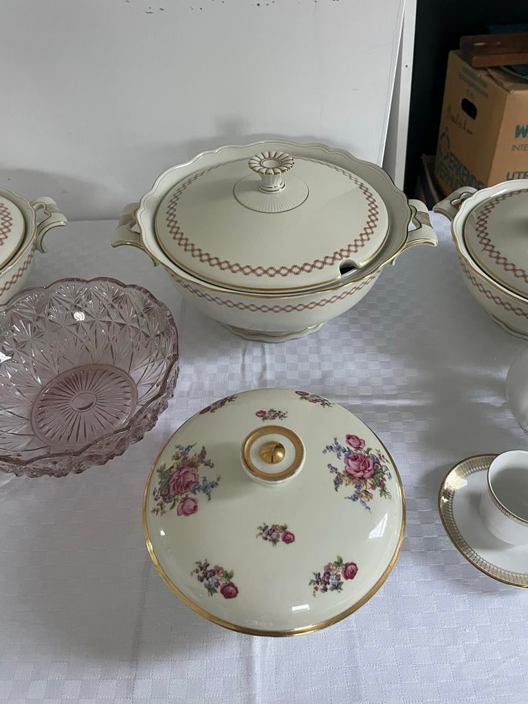 Vintage Serviesgoed: Bavaria, Hutschenreuter, Zehscherzer, Ophalen of Verzenden