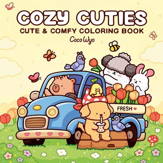 Cozy Spaces Coloring - Cozy Cuties Coco Wyo coloring book, Ophalen of Verzenden, Nieuw