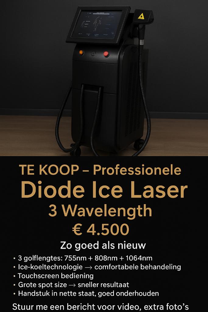 DIODE ICE LASER, Diensten en Vakmensen, Schoonheidsspecialisten | Overige, Ontharing