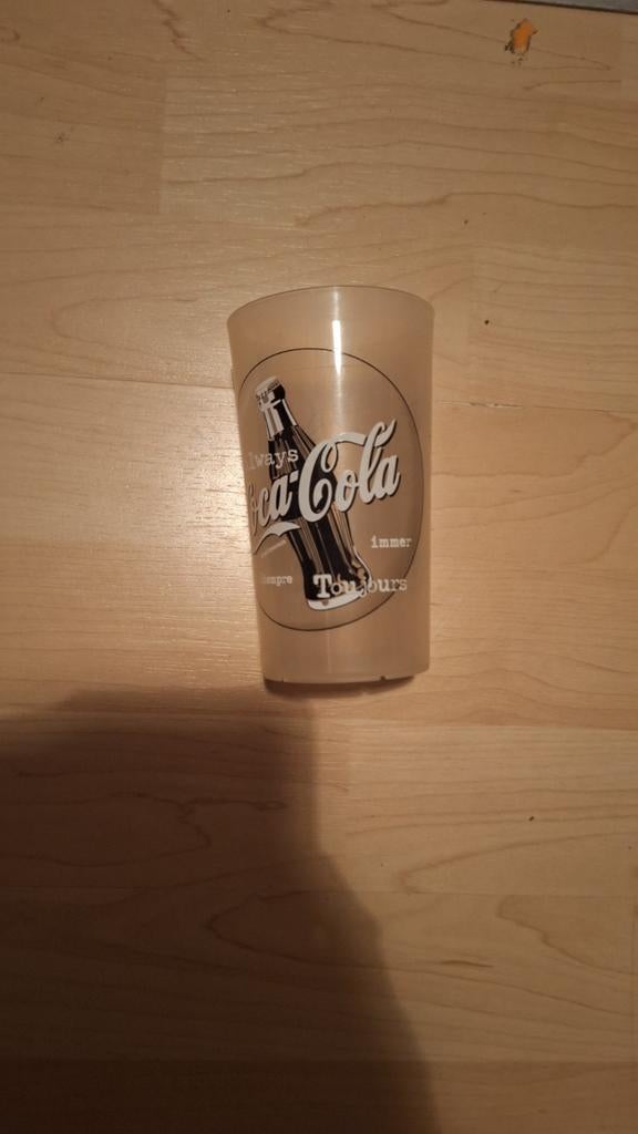 Coca-Cola Drinkbeker - Vintage, Ophalen of Verzenden, Gebruikt
