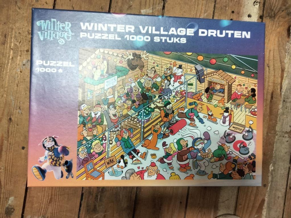 Puzzel druten 1000st, Ophalen of Verzenden, 500 t/m 1500 stukjes, Zo goed als nieuw, Legpuzzel