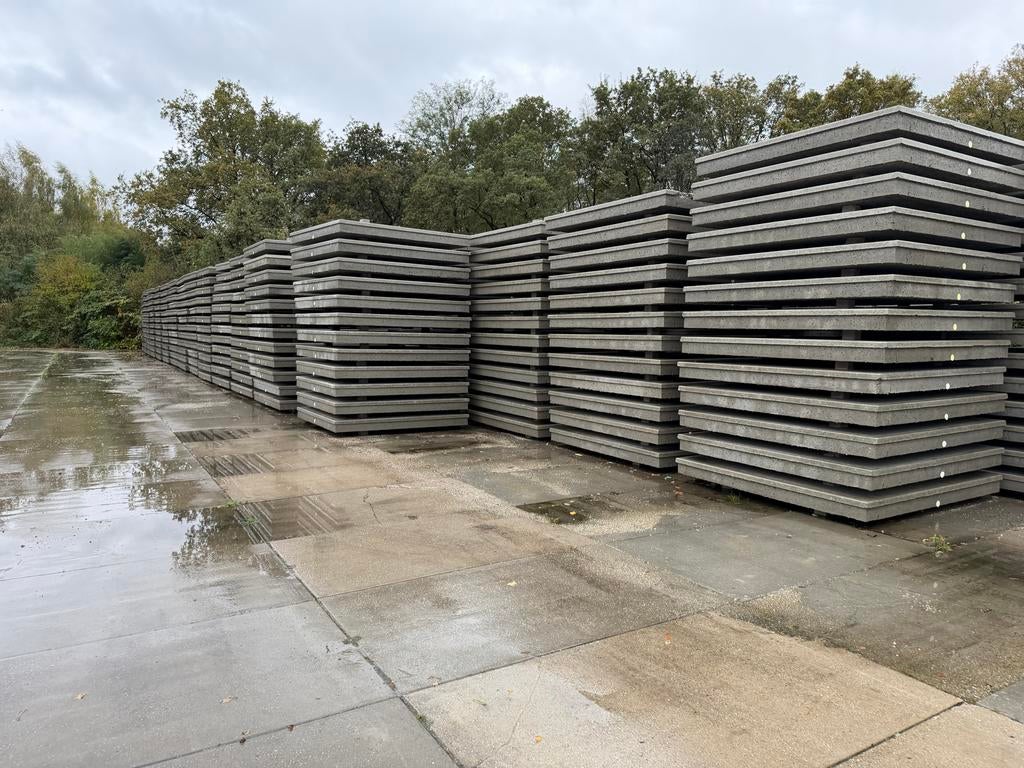 partij B-keus betonplaten 200x200x16dik Stelconplaten, Tuin en Terras, Tegels en Klinkers, Overige typen, Nieuw, Ophalen of Verzenden