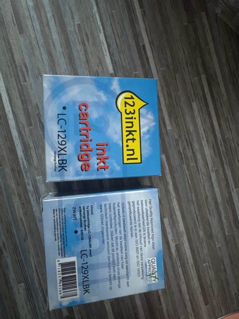 2x LC-129XLBK Zwart Inktcartridge - 123inkt Huismerk, Ophalen of Verzenden, Nieuw, Cartridge