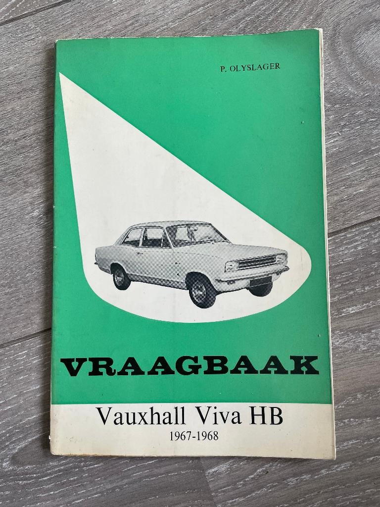 Vraagbaak Vauxhall Viva HB 1967-1968, Ophalen of Verzenden