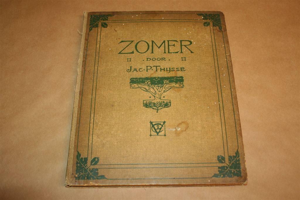 Zomer. Jac. P. Thijsse. 1912. Compleet plaatjesalbum., Boeken, Prentenboeken en Plaatjesalbums, Ophalen of Verzenden, Gelezen