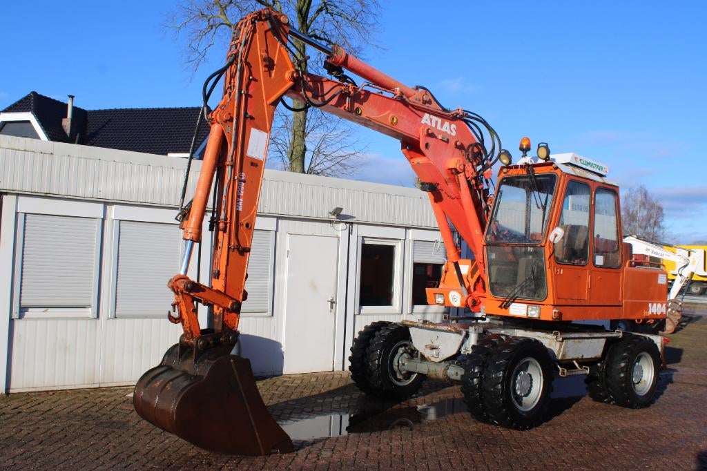 Atlas 1304 mobiele graafmachine, Zakelijke goederen, Machines en Bouw | Kranen en Graafmachines, Ophalen, Graafmachine