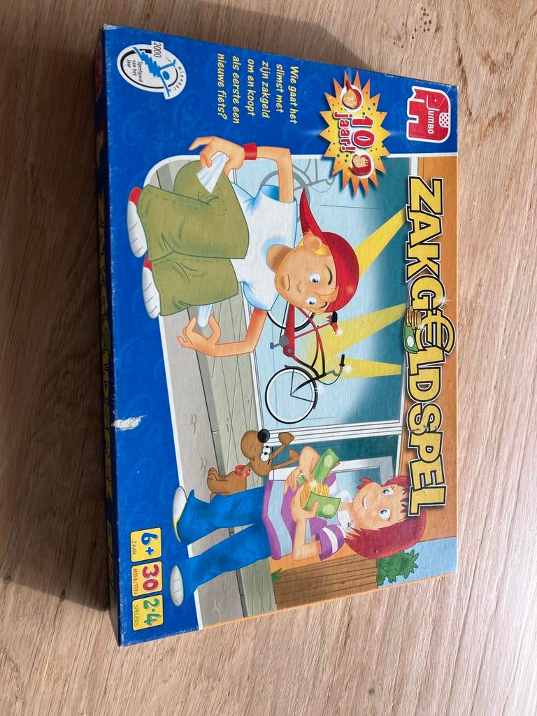 Zakgeldspel Jumbo - Leuk bordspel!, Hobby en Vrije tijd, Gezelschapsspellen | Bordspellen, Drie of vier spelers, Ophalen of Verzenden