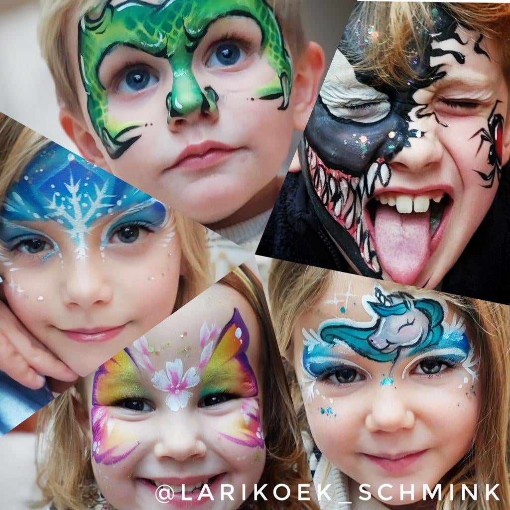 Schminker - Schminken en glittertattoos