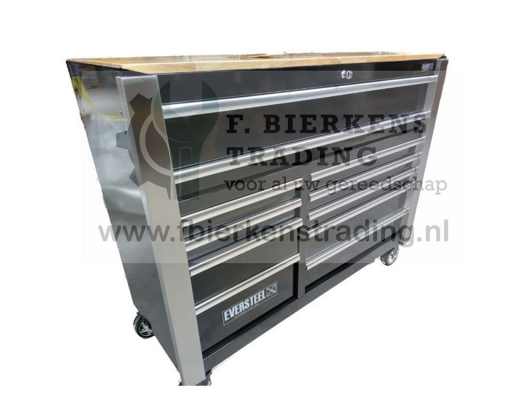 Gereedschapswagen Eversteel met gereedschap, Doe-het-zelf en Verbouw, Gereedschapskisten, Ophalen of Verzenden, Gevuld, Nieuw