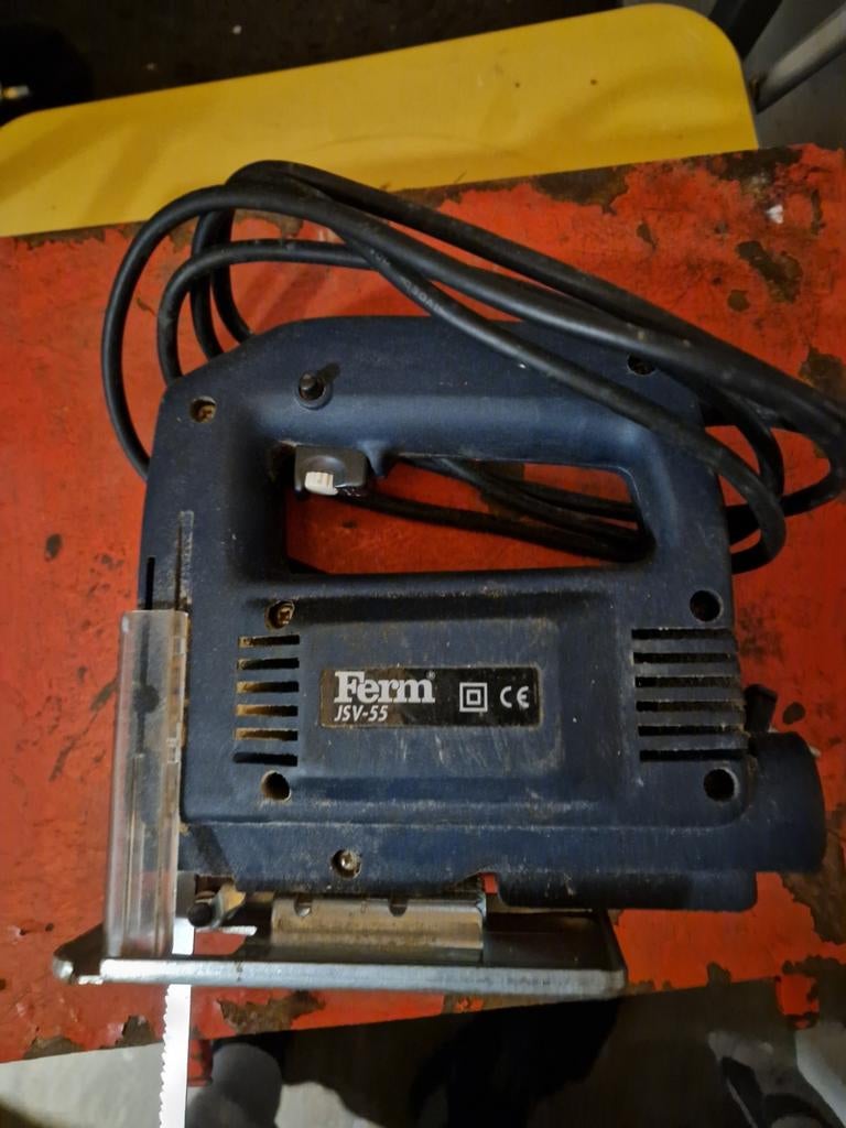 Ferm Decoupeerzaag JSV-55 - Gebruikt, Ophalen, Gebruikt, Decoupeerzaag, Ferm