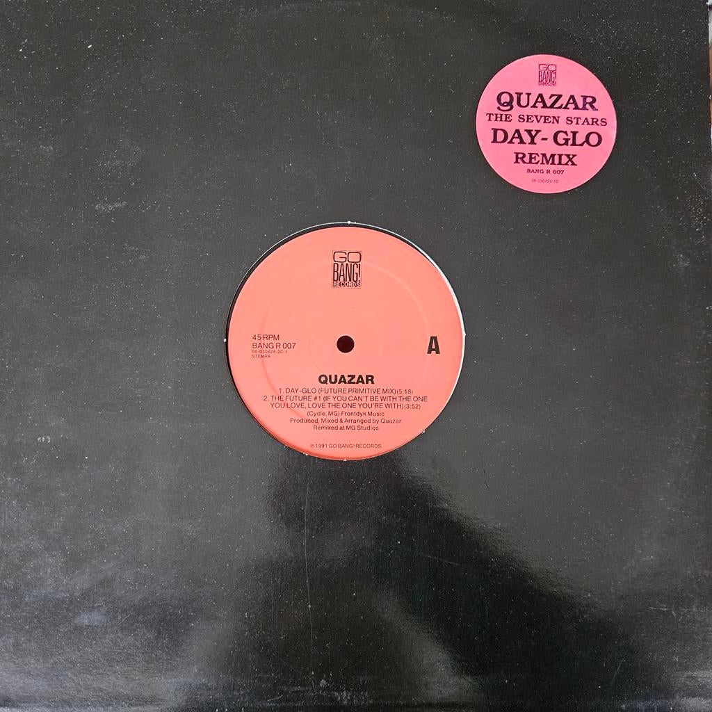 Quazar -  Day-Glo Remix 12inch Maxisingle House Techno Vinyl, Ophalen of Verzenden